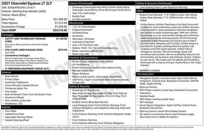 2027 Chevrolet Equinox LT