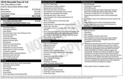 2018 Chevrolet Trax LS