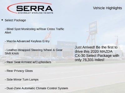 2020 Mazda Mazda CX-30 Select Package