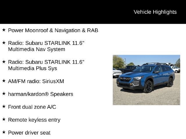 2024 Subaru Outback Wilderness