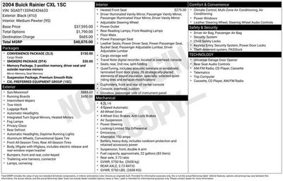 2004 Buick Rainier CXL