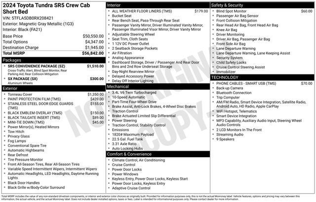 2024 Toyota Tundra 4WD SR5