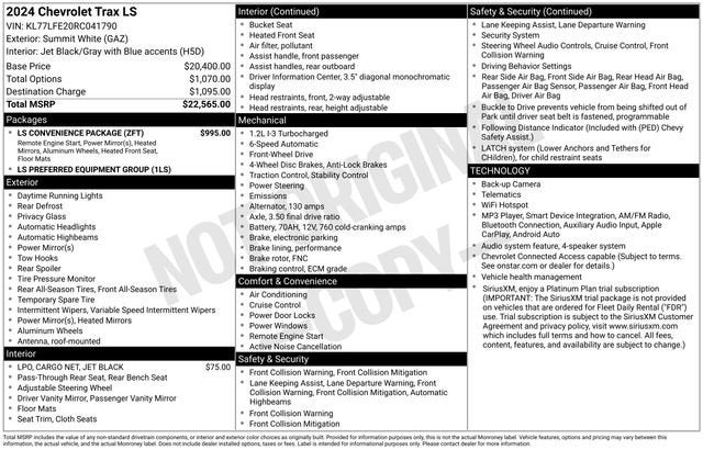 2024 Chevrolet Trax LS