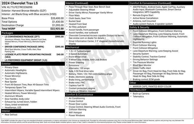 2024 Chevrolet Trax LS