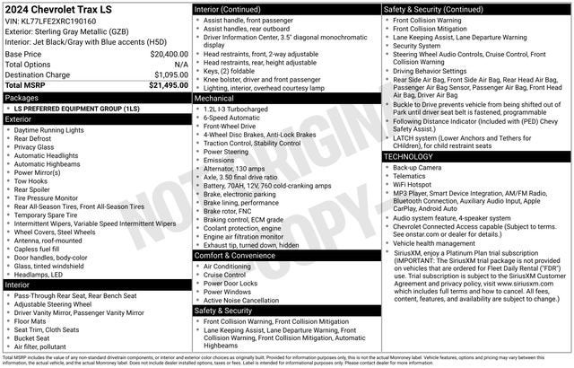 2024 Chevrolet Trax LS