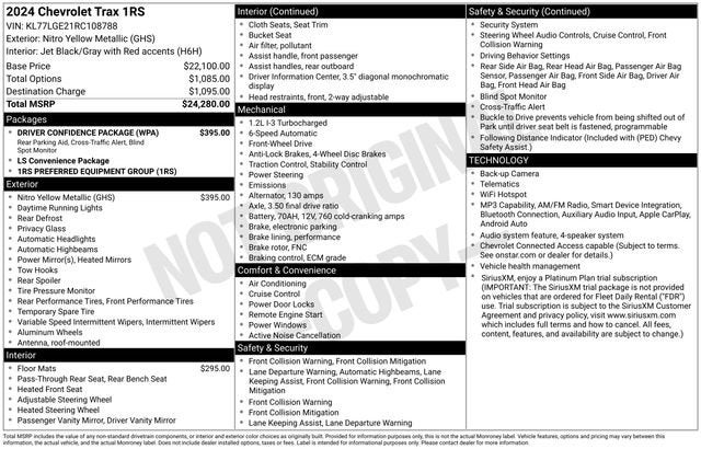 2024 Chevrolet Trax 1RS