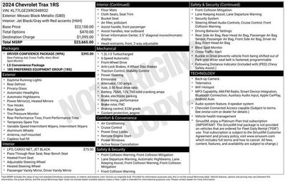 2024 Chevrolet Trax 1RS