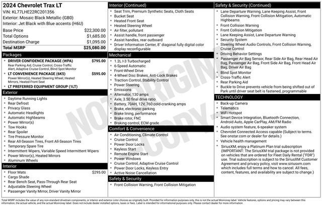 2024 Chevrolet Trax LT