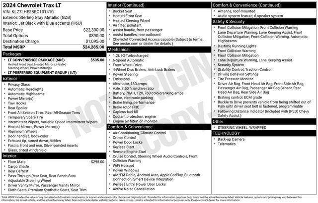 2024 Chevrolet Trax LT