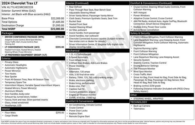 2024 Chevrolet Trax LT