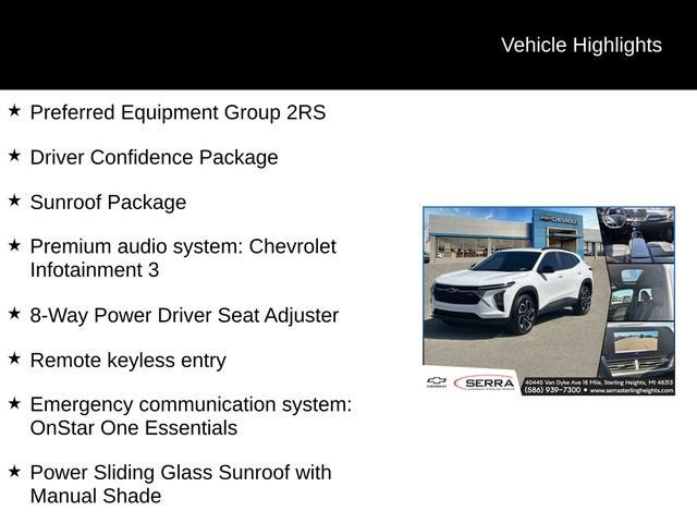 2025 Chevrolet Trax 2RS