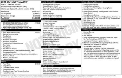 2024 Chevrolet Trax ACTIV