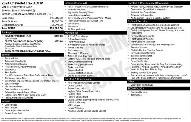 2024 Chevrolet Trax ACTIV