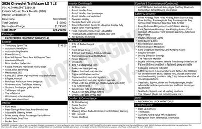 2026 Chevrolet Trailblazer LS