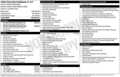 2026 Chevrolet Trailblazer LT