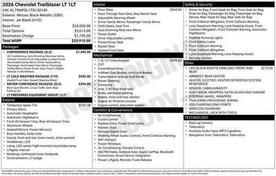 2026 Chevrolet Trailblazer LT