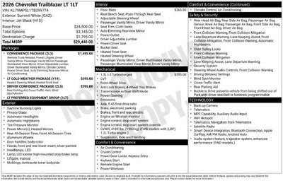 2026 Chevrolet Trailblazer LT