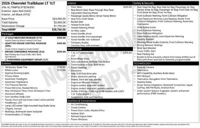 2026 Chevrolet Trailblazer LT