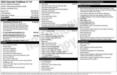 2026 Chevrolet Trailblazer LT