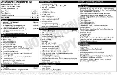 2026 Chevrolet Trailblazer LT