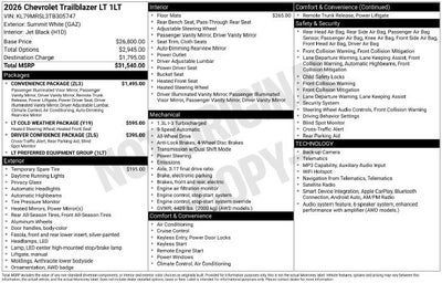 2026 Chevrolet Trailblazer LT