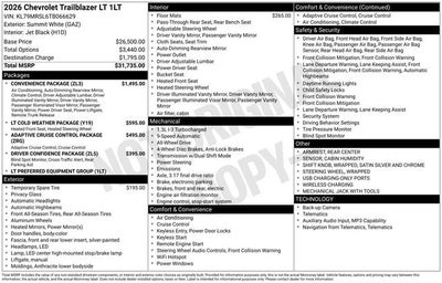 2026 Chevrolet Trailblazer LT