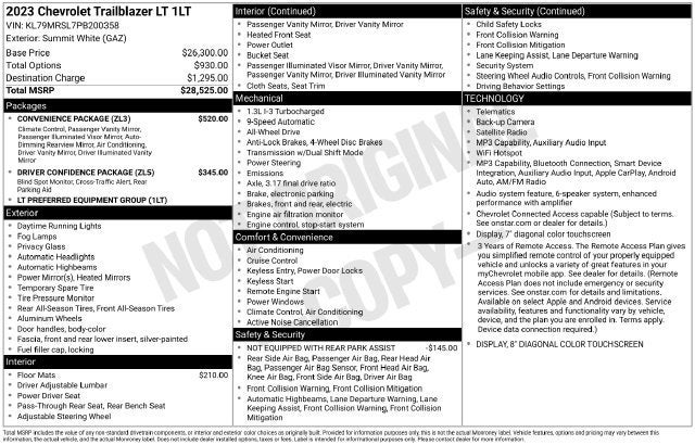 2023 Chevrolet Trailblazer LT