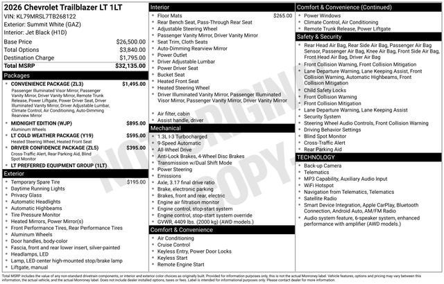 2026 Chevrolet Trailblazer LT - Photo 26