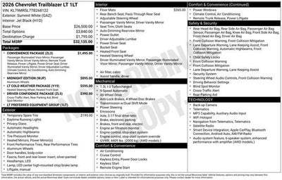 2026 Chevrolet Trailblazer LT