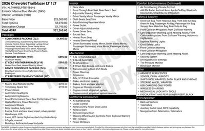 2026 Chevrolet Trailblazer LT
