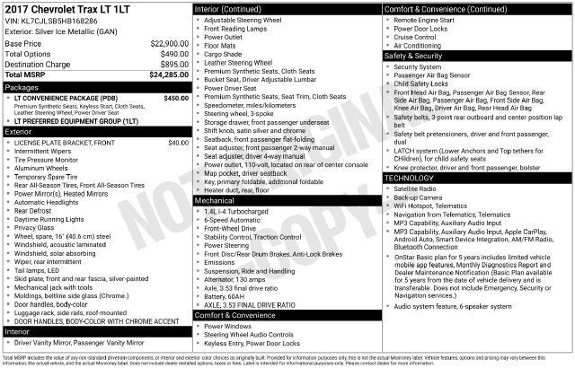 2017 Chevrolet Trax LT