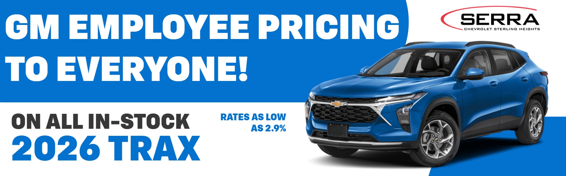 gm employee trax sale