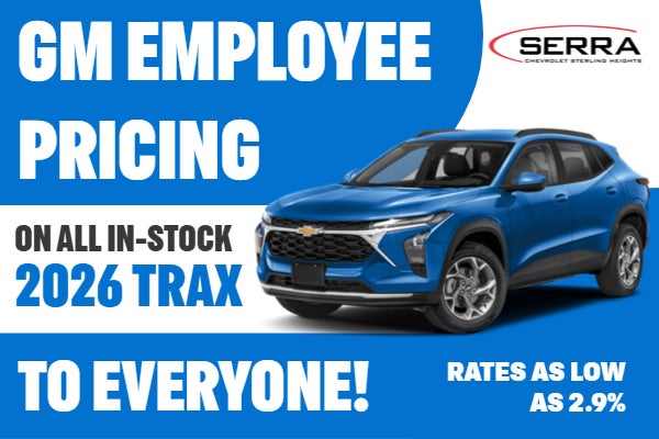 gm employee trax sale