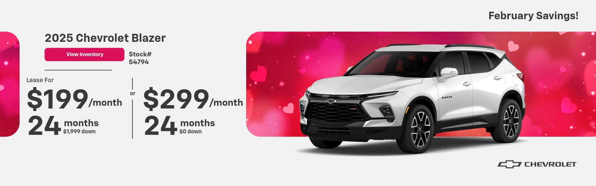 February Lease Special